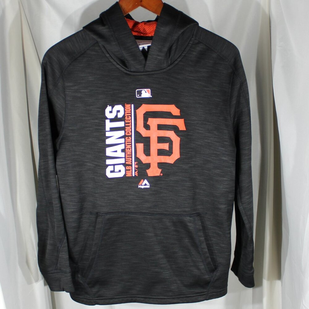 Majestic MLB San Francisco Giants Pullover Hoodie - Size Youth Large (14/15)